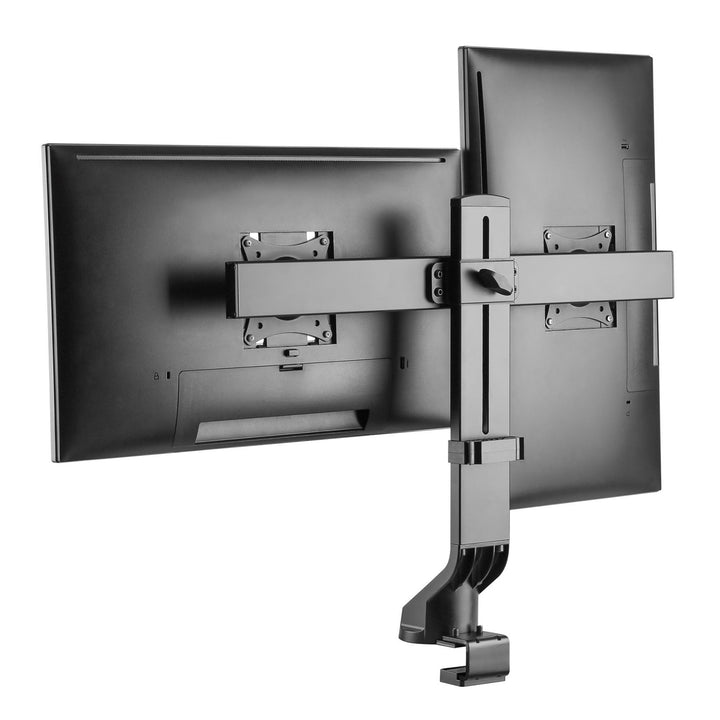 Tartó két monitorhoz / dupla monitorhoz 17"-27" 14kg Maclean MC-854 VESA 75x75 100x100 illeszkedik az MC-848 és MC-849 modellekhez.