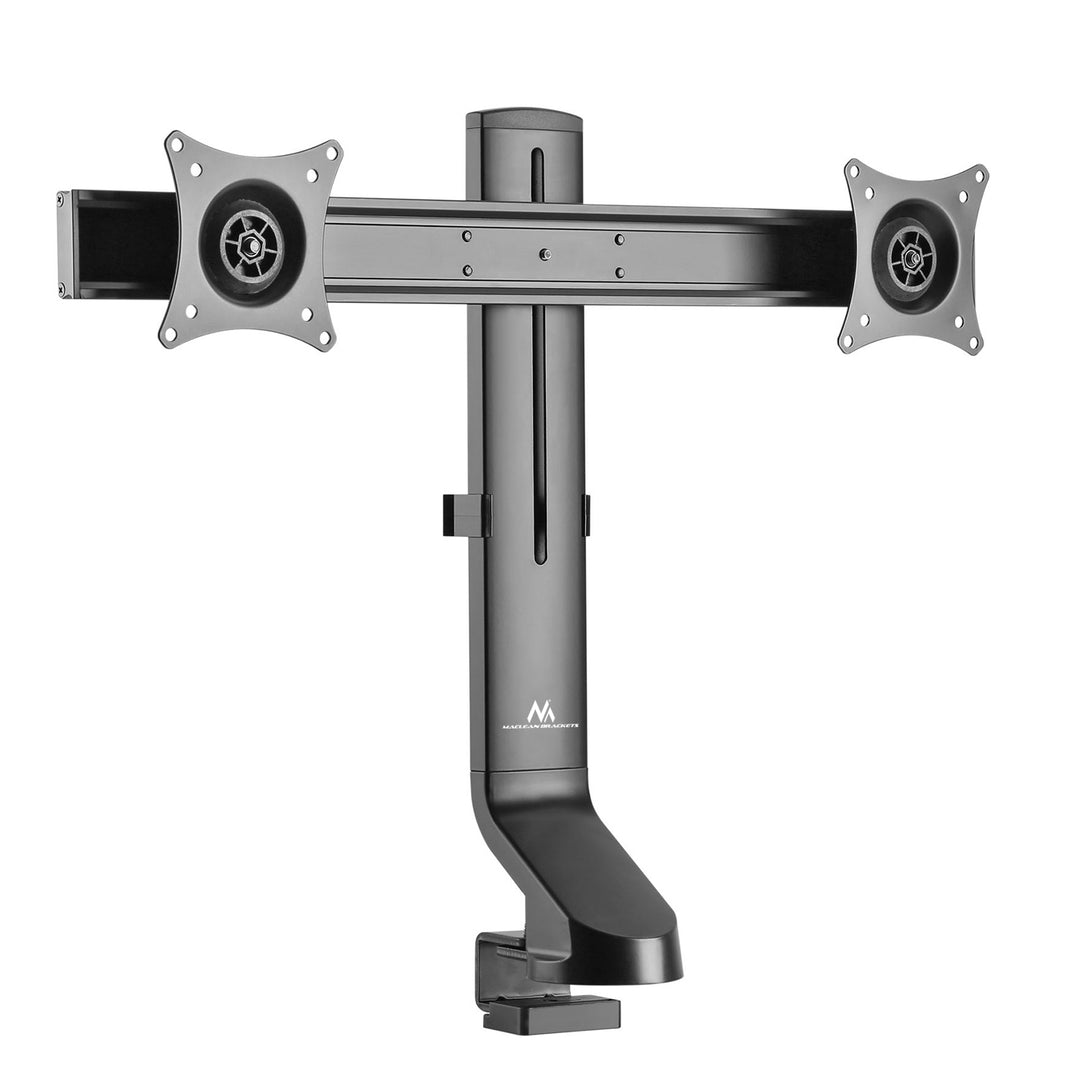 Tartó két monitorhoz / dupla monitorhoz 17"-27" 14kg Maclean MC-854 VESA 75x75 100x100 illeszkedik az MC-848 és MC-849 modellekhez.