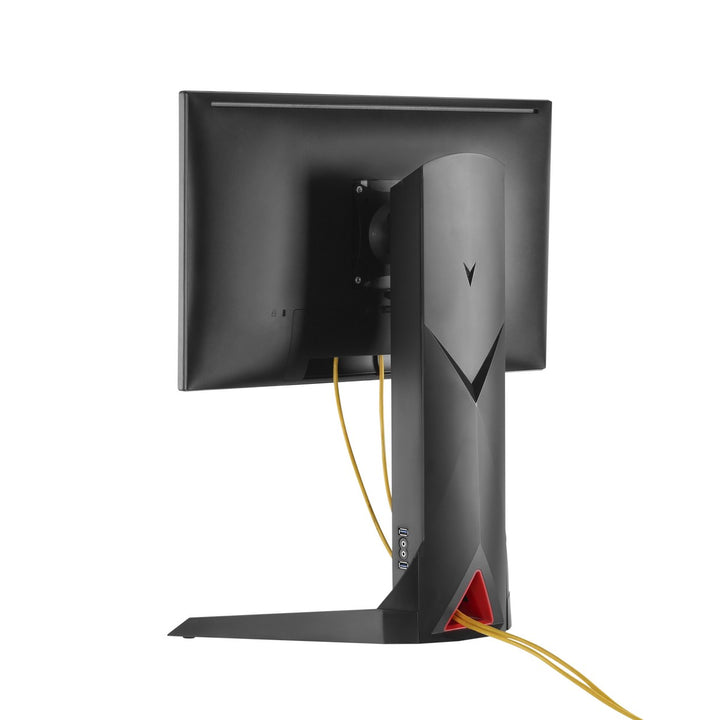 Szabadon álló, ellensúlyozott, játékmonitor-állvány NanoRS RS110 17-32" 8kg VESA 75x75 és 100x100, 2xUSB 3.0, fejhallgató- és mikrofoncsatlakozóval