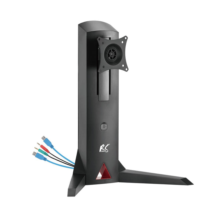 Szabadon álló, ellensúlyozott, játékmonitor-állvány NanoRS RS110 17-32" 8kg VESA 75x75 és 100x100, 2xUSB 3.0, fejhallgató- és mikrofoncsatlakozóval