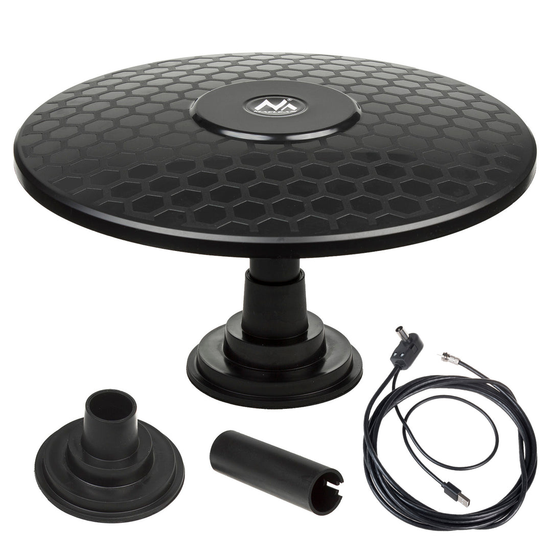 Aktív omni-direkcionális DVB-T/T2 H.265 HEVC antenna Maclean MCTV-945 USB mágneses