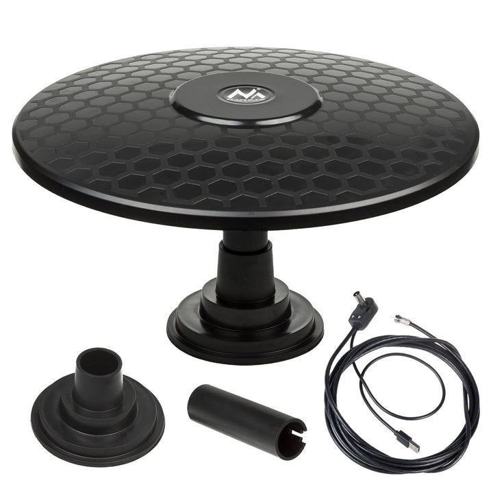 Aktív omni-direkcionális DVB-T/T2 H.265 HEVC antenna Maclean MCTV-945 USB mágneses