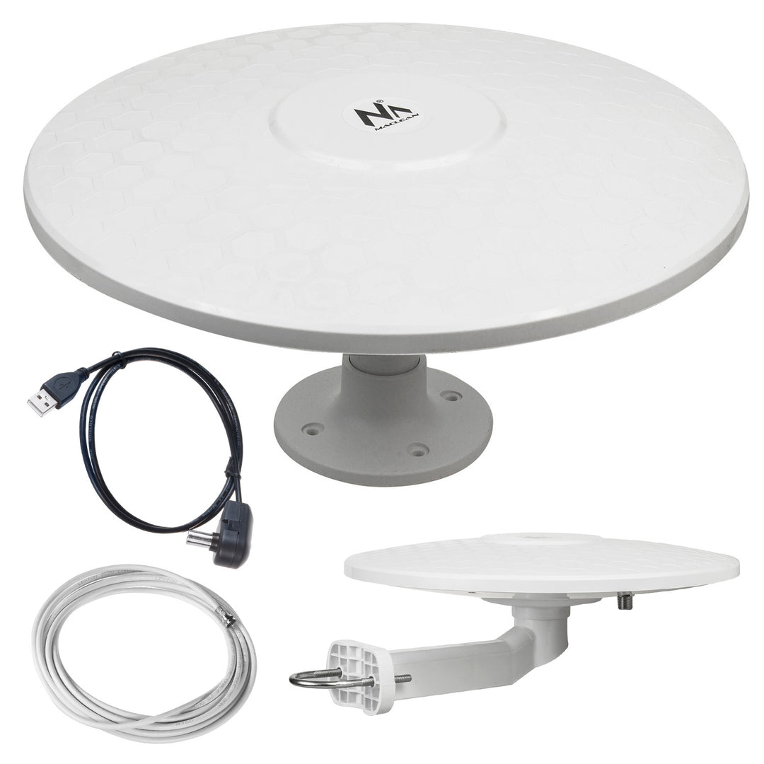 Maclean MCTV-947 lakókocsi aktív, minden irányú DVB-T/T2 H.265 HEVC antenna