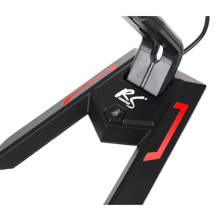 USB játékmikrofon LED YouTube streaming 1.5m érzékenység 21dB+3dB NanoRS RS710