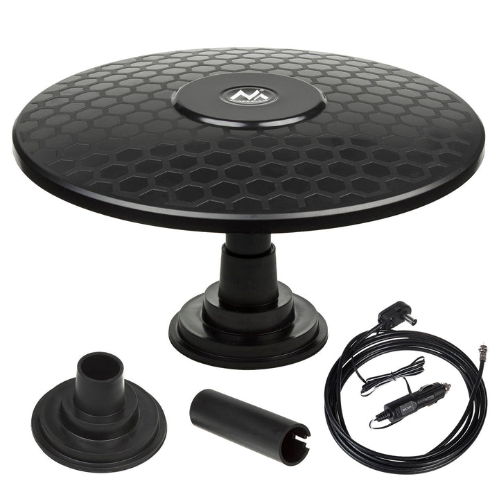 Aktív omni-direkcionális DVB-T/T2 H.265 HEVC antenna Maclean MCTV-945 12/24V mágneses