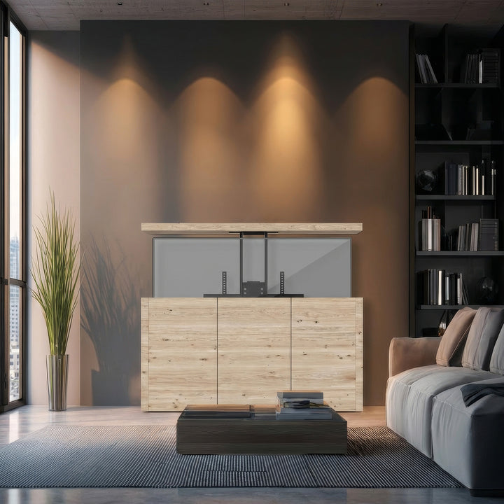 Állvány elektromos kihúzható tartó TV-hez Maclean MC-866 37''-65'' max 50kg max VESA 600x400