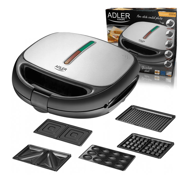 Multifunkciós kenyérpirító Adler AD 3040 1200W 5 funkcióval