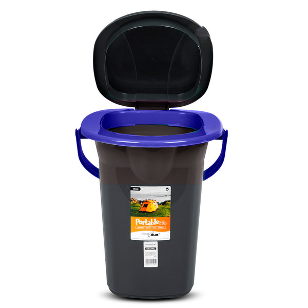 GreenBlue GB320BB fekete és tengerészkék utazó WC