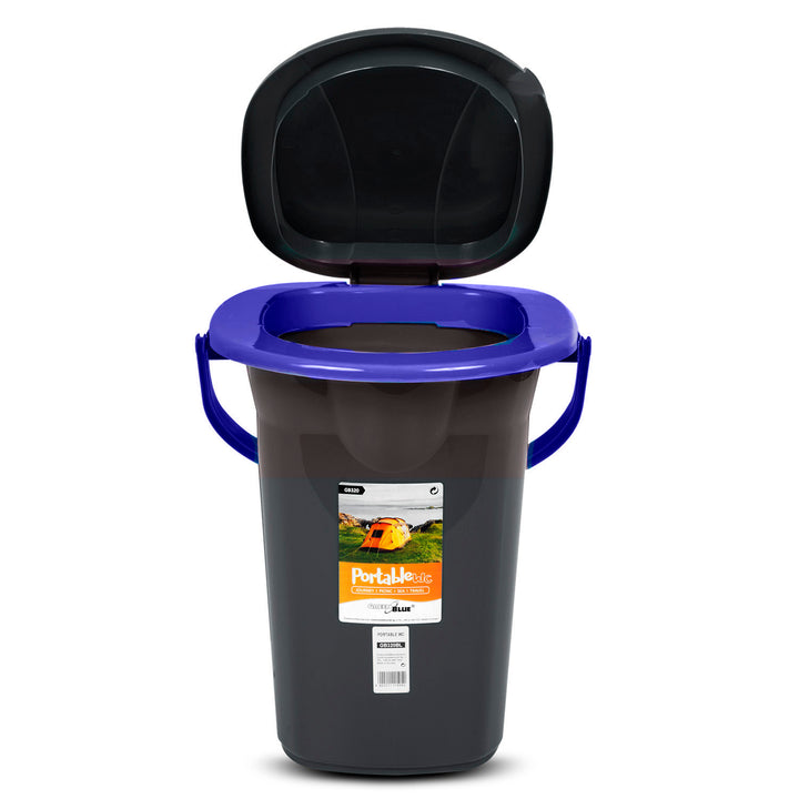 GreenBlue GB320BB fekete és tengerészkék utazó WC
