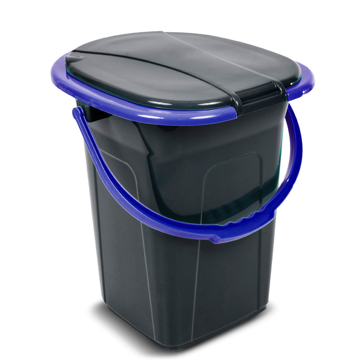 GreenBlue GB320BB fekete és tengerészkék utazó WC
