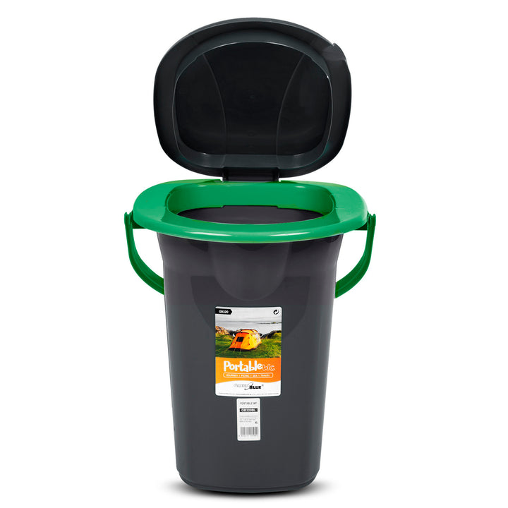 GreenBlue GB320BG turista WC fekete és zöld színű
