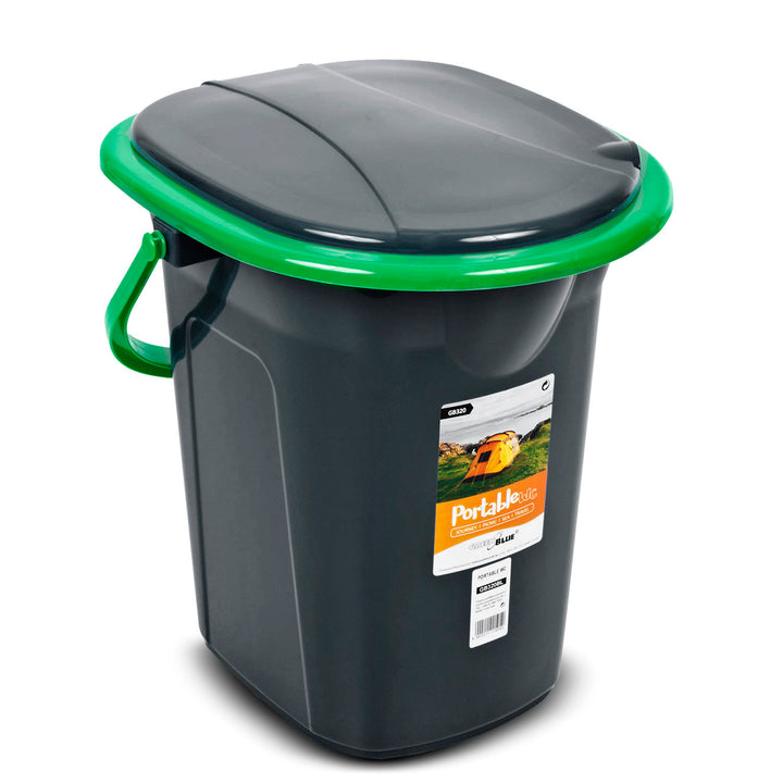 GreenBlue GB320BG turista WC fekete és zöld színű
