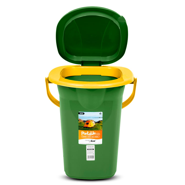 GreenBlue GB320GO sötétzöld/narancs utazó WC