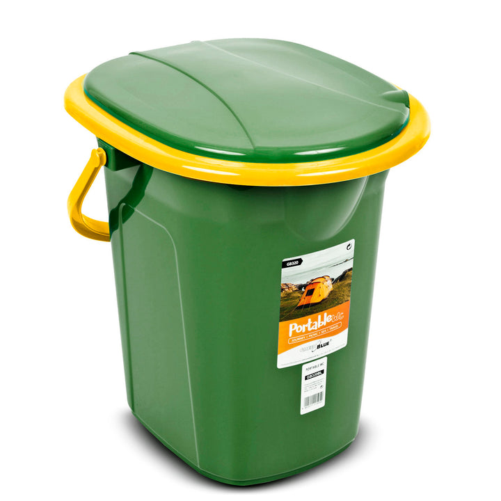 GreenBlue GB320GO sötétzöld/narancs utazó WC