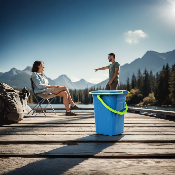 GreenBlue GB320BL tengeri-mészkő utazó WC