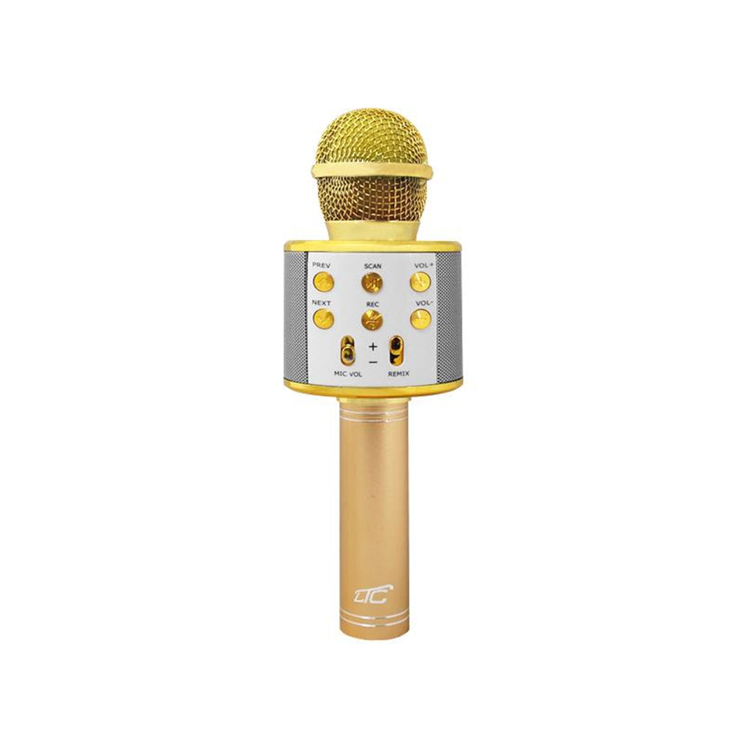 Bluetooth mikrofon hangszóróval LTC MIC100 rózsa arany