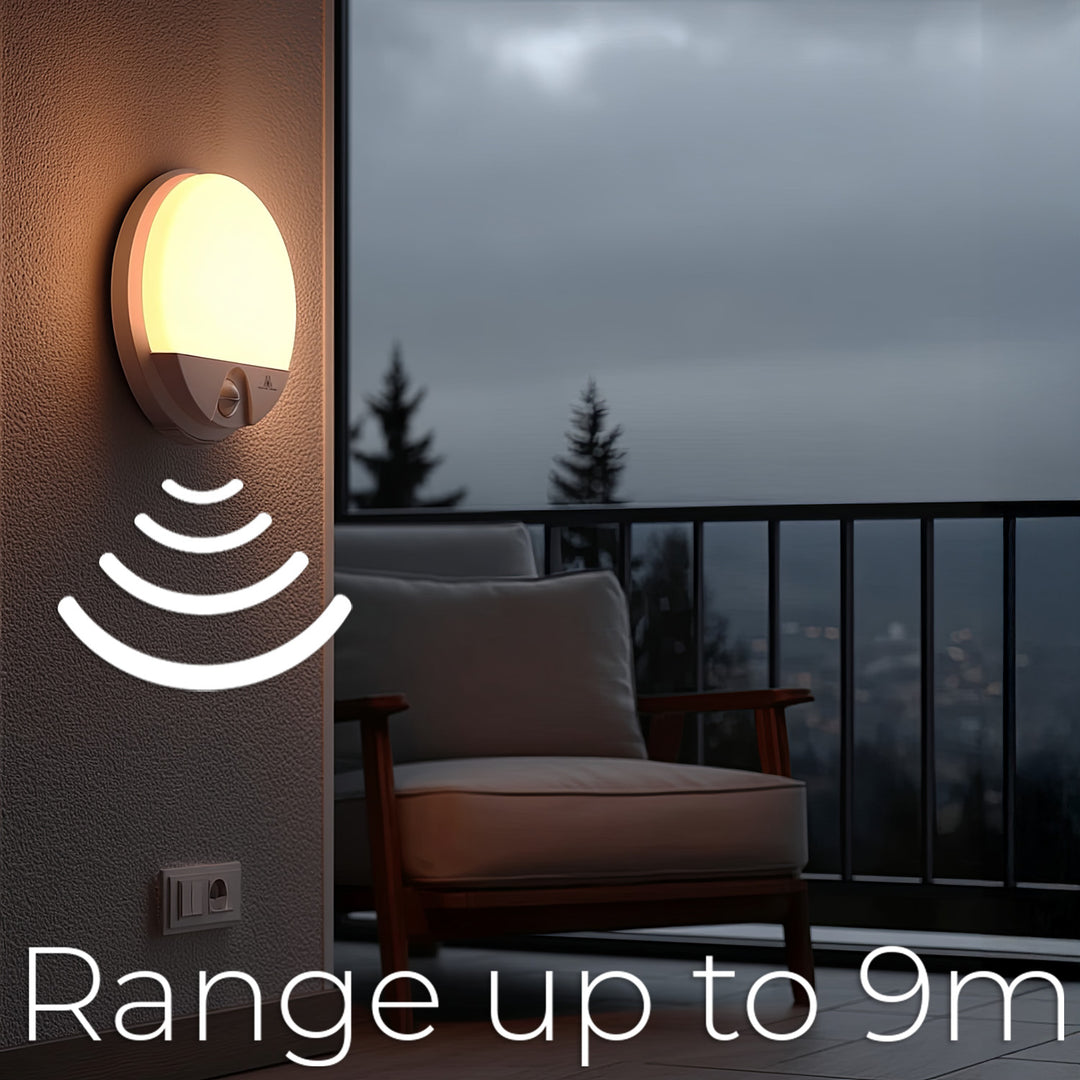 Infravörös mozgásérzékelő LED lámpa MCE291 W 1100lm 15W IP54 Maclean Energy szín fehér