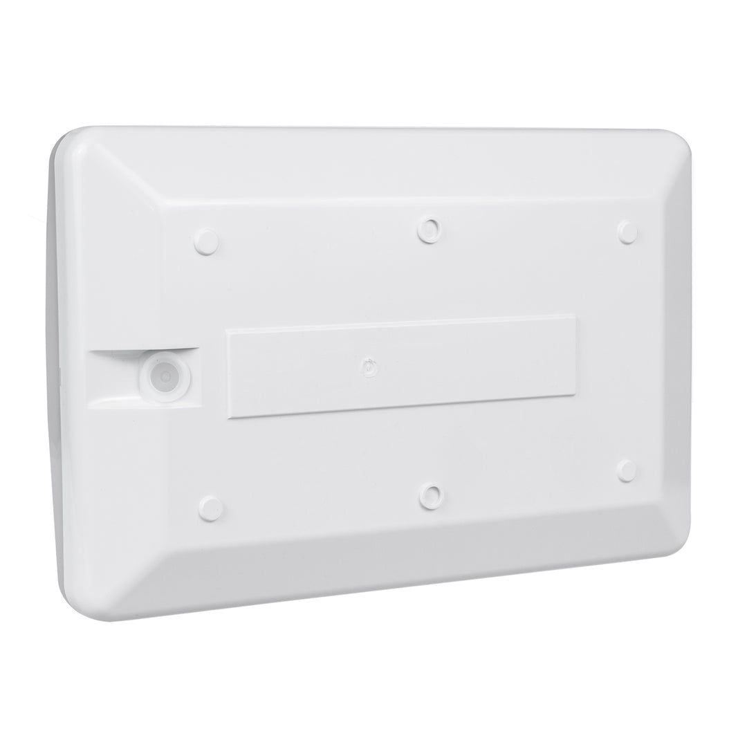 Maclean LED-lámpa, házszámmal, alkonyatérzékelővel, fehér, max. 10 W, IP65, semleges szín (4000 K), max. 1000 lm, MCE292 W