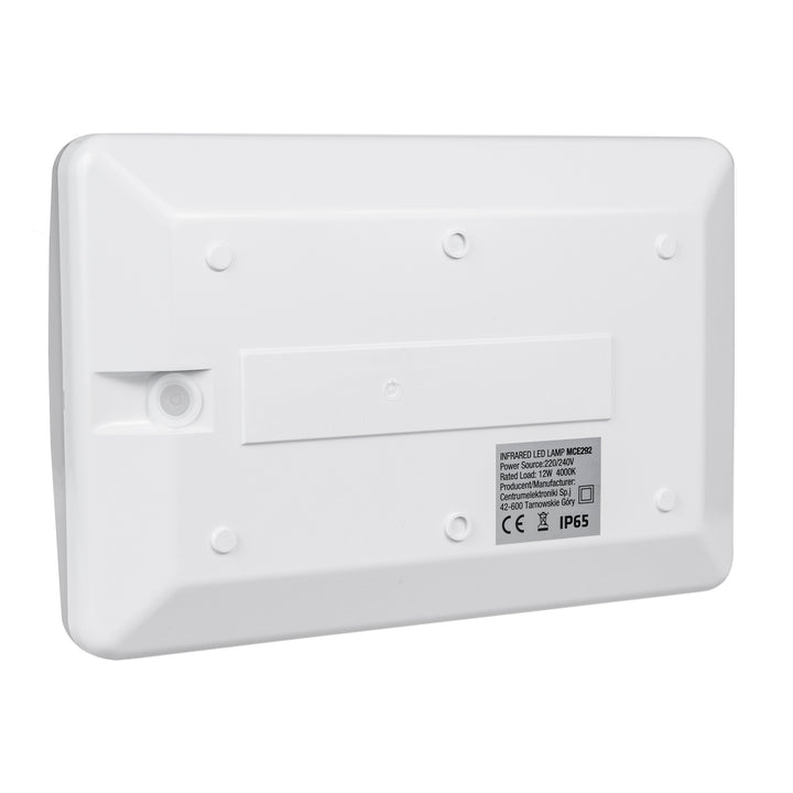 Maclean LED lámpa, házszám, szürkületérzékelővel, fehér, max 10W, IP65, semleges szín (4000K), max 1000lm, MCE292 W