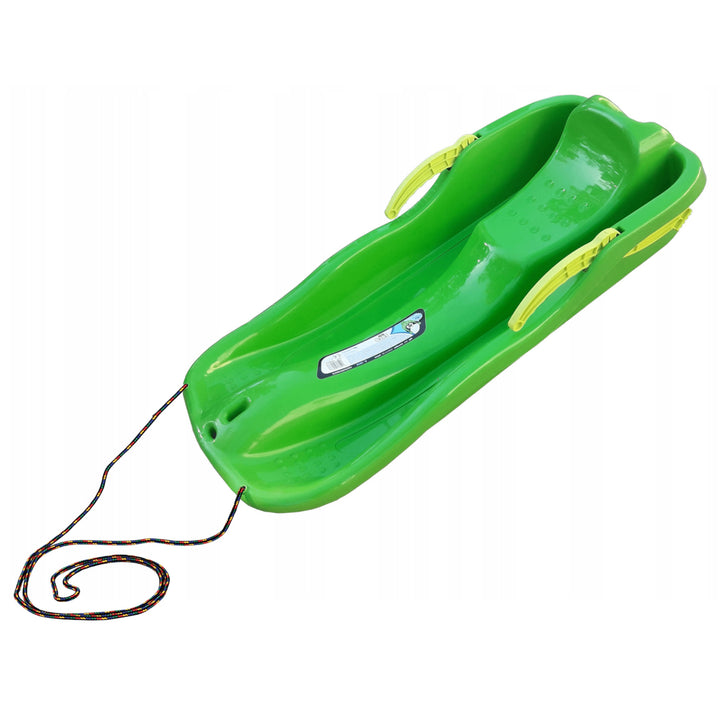 Prosperplast Race mély szánkó fékekkel zöld