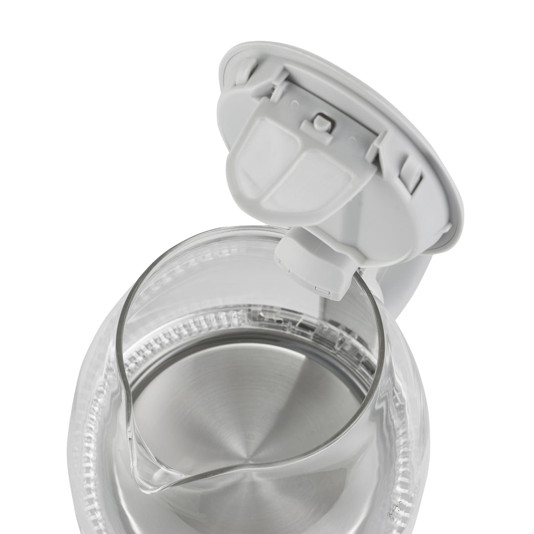 LED-es háttérvilágítású üveg vízforraló 1.0L Adler AD 1283G