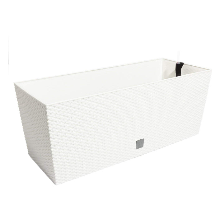 Prosperplast Rato Case rattan virágtartó DRTC800 S449 fehér