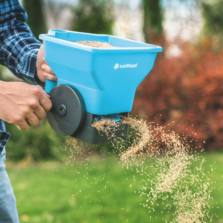 Cellfast kézi vetőgép fű vagy műtrágya szórásához