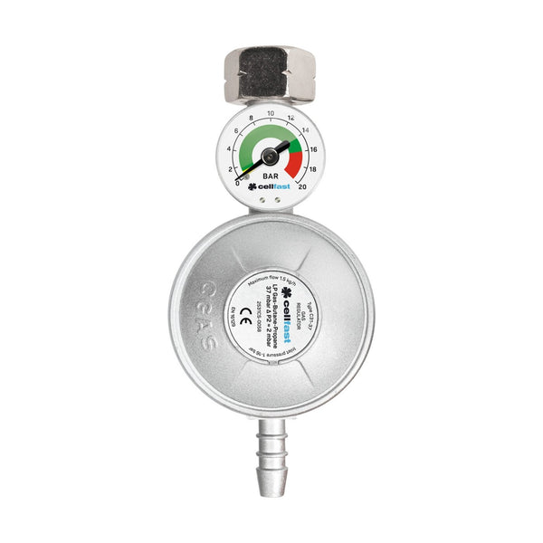 Cellfast LPG / propán / bután gázszabályozó nyomásmérővel