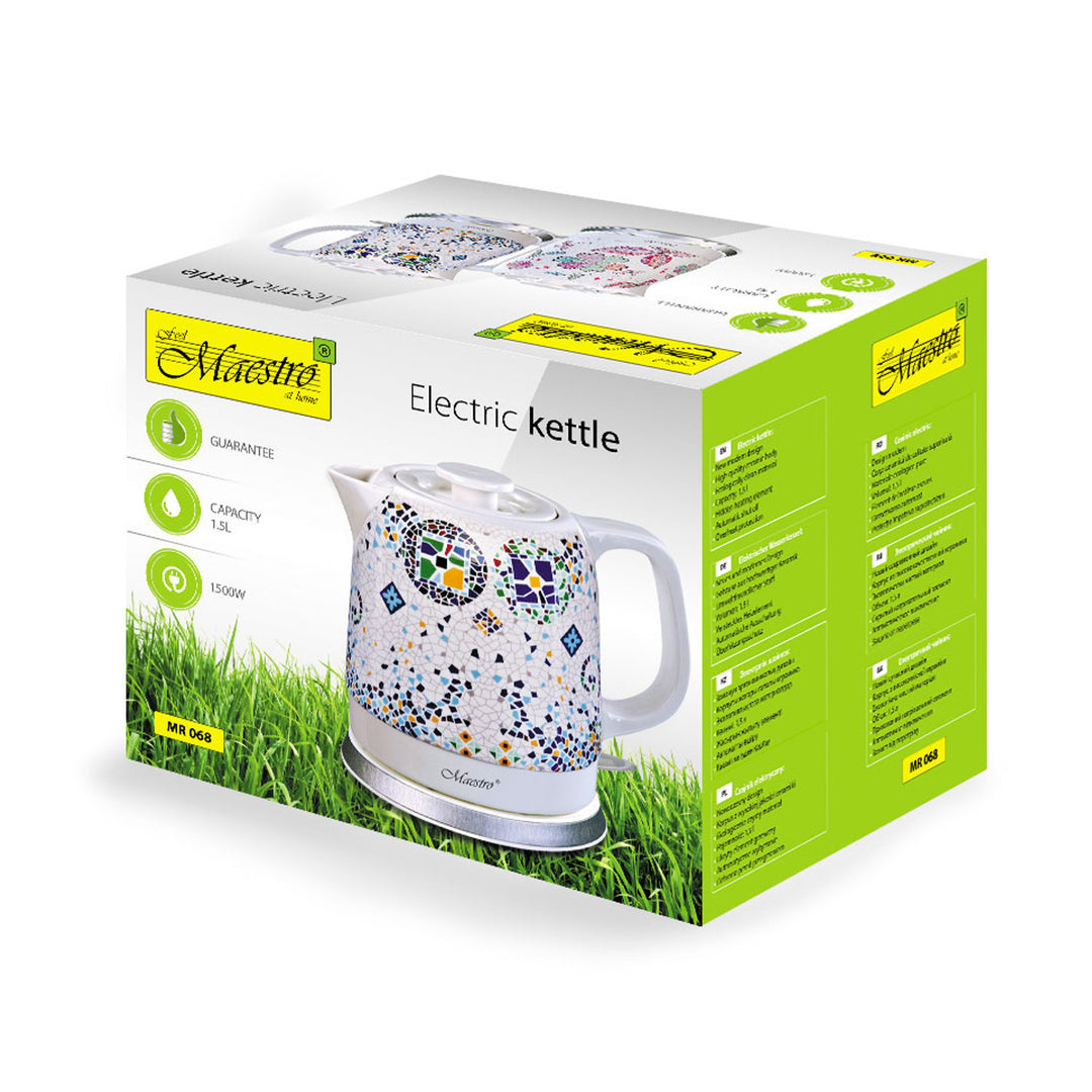 Kerámia vízforraló 1.5L Maestro MR068 1500W