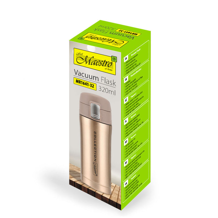 Maestro 0.32L rozsdamentes acél termo bögre MR1641 arany