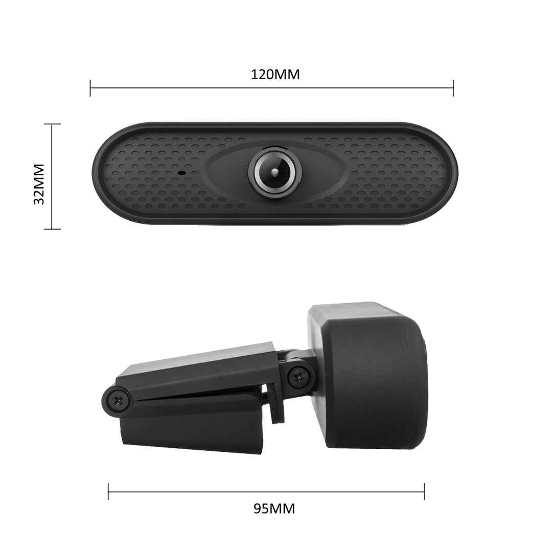 USB Nano RS RS680 HD 1080P (1920x1080) webkamera beépített mikrofonnal, 1,7 m hosszú kábel, 30 kép/mp sebességgel