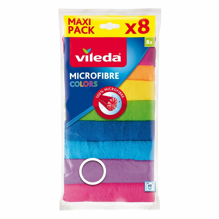 8 darabos Vileda mikroszálas színű kendő készlet