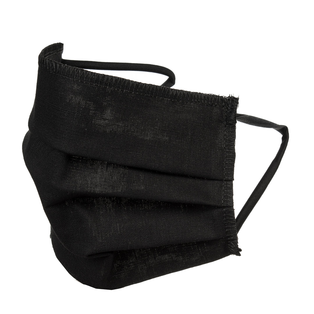Pamut arcmaszk újrafelhasználható fekete