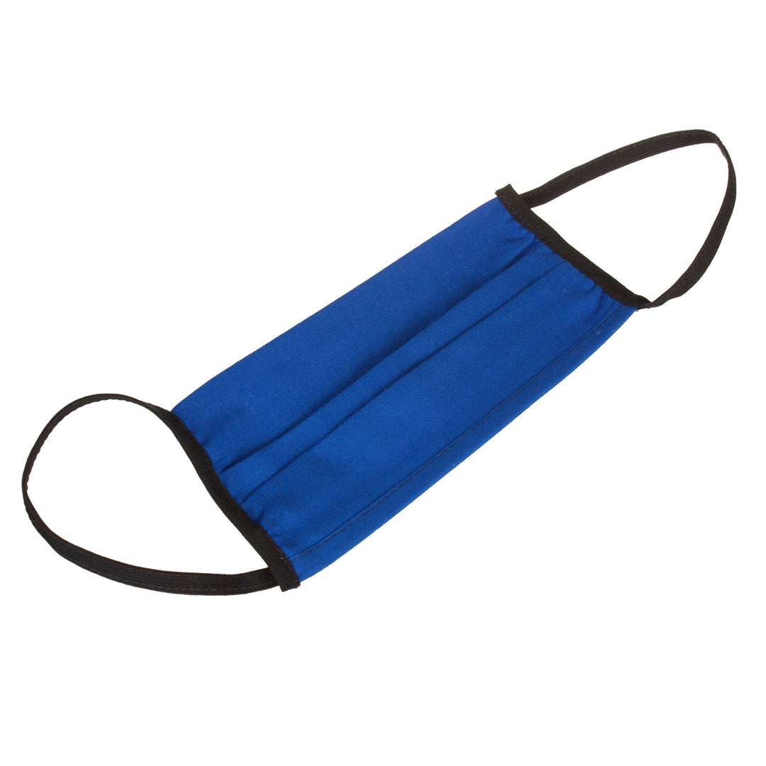 Felnőtt kétoldalas pamut maszk tengerészkék