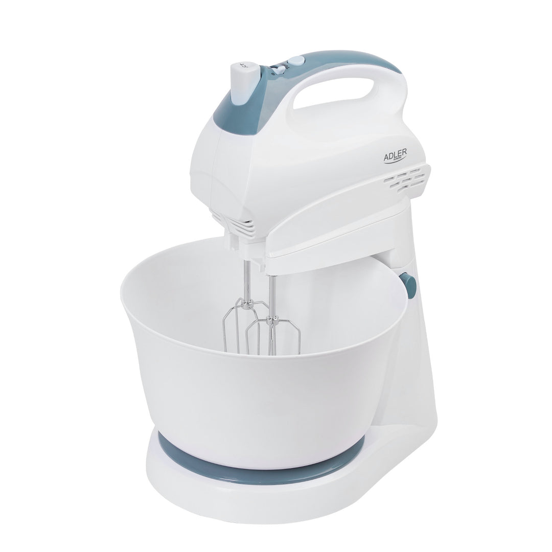 Adler AD 4202 kézi mixer forgó tállal és motorral