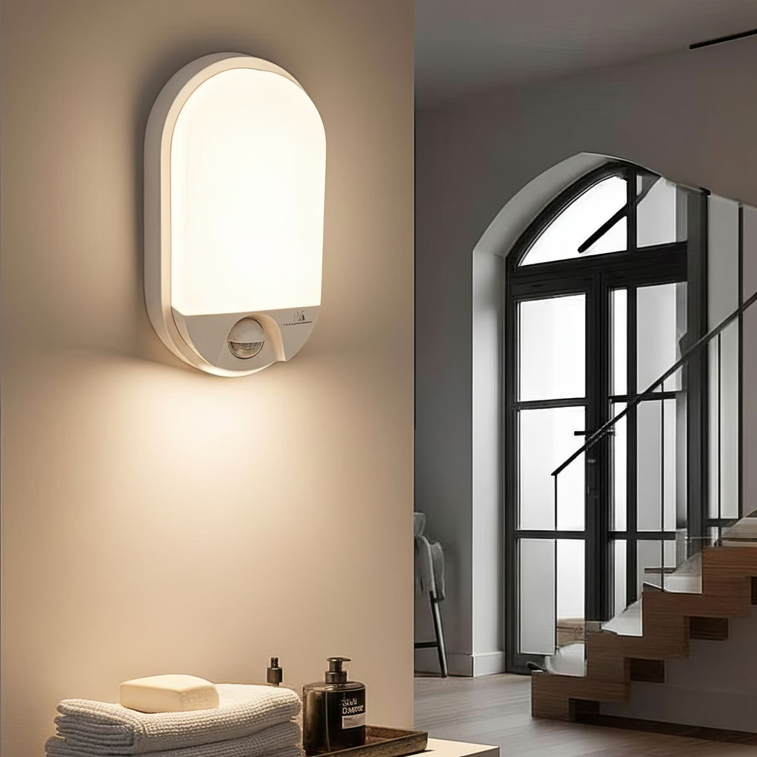 Infravörös mozgásérzékelő LED lámpa MCE340 W 1100lm 15W IP54 Maclean Energy szín fehér, szín természetes fehér (4000K)