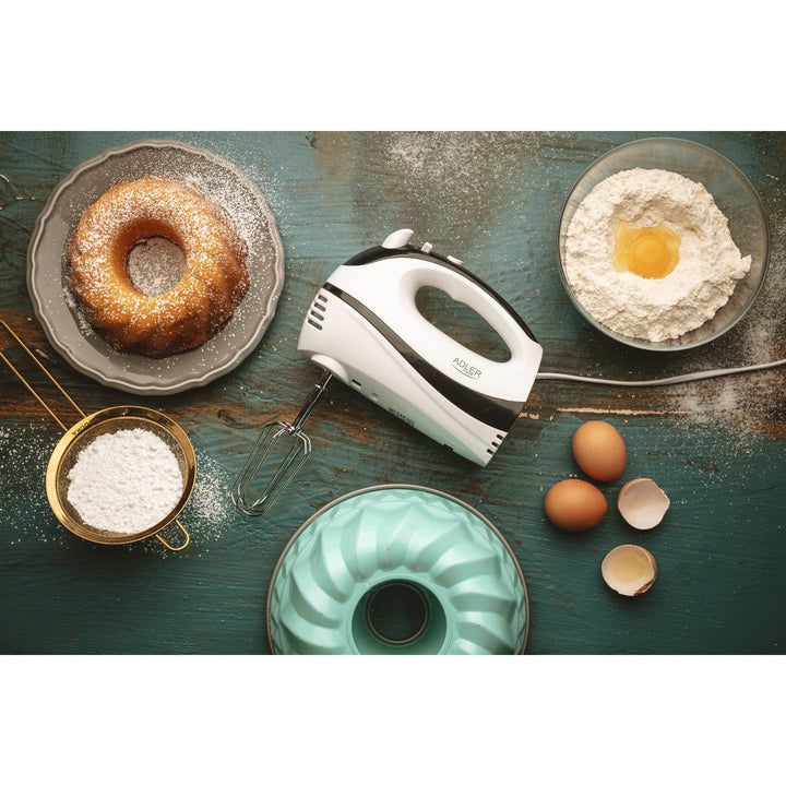 Adler konyhai keverőgép, 300 W teljesítmény, 5 sebességfokozat, Turbo funkció, AD 4205 b