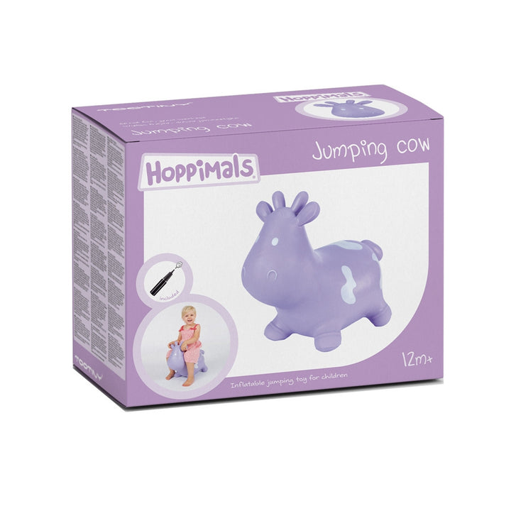 Hoppimals gumiugró tehén lila - hatalmas és egyedi ugrálós móka