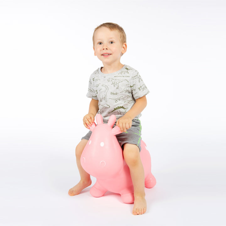 Hoppimals gumiugró fudge pink - hatalmas és egyedi ugrálós móka