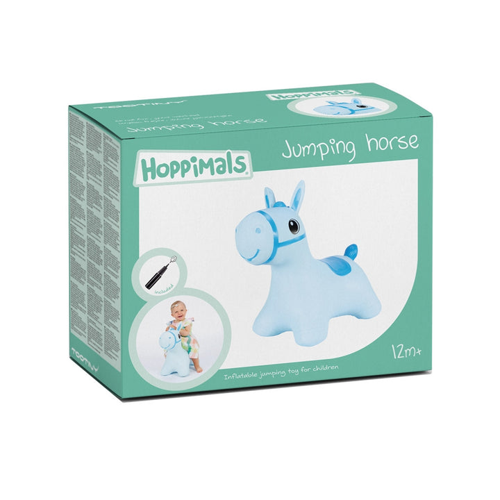 Hoppimals gumiugró ló kék - hatalmas és egyedi ugrálós móka