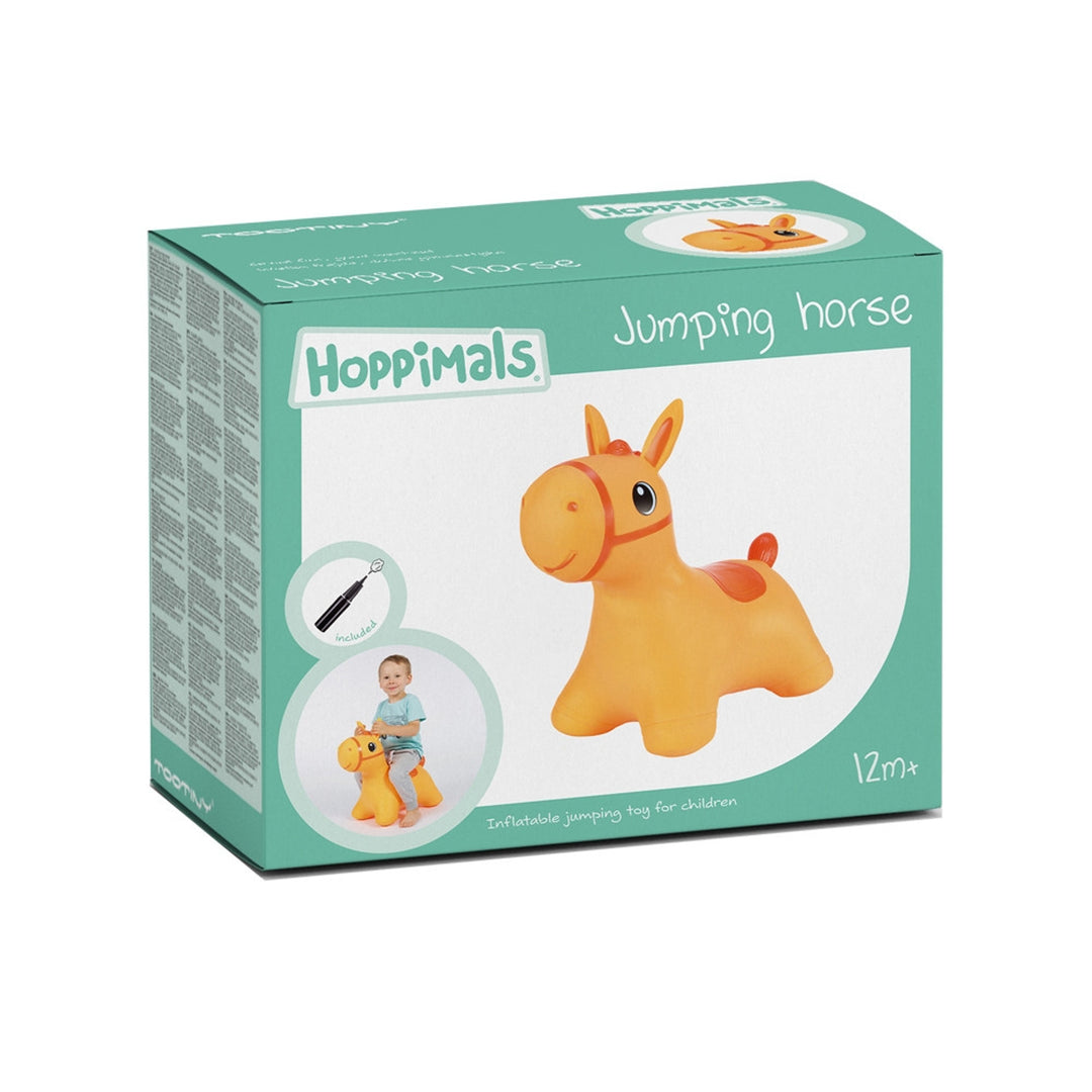 Hoppimals gumiugró narancssárga ló - hatalmas és egyedi ugrálós móka