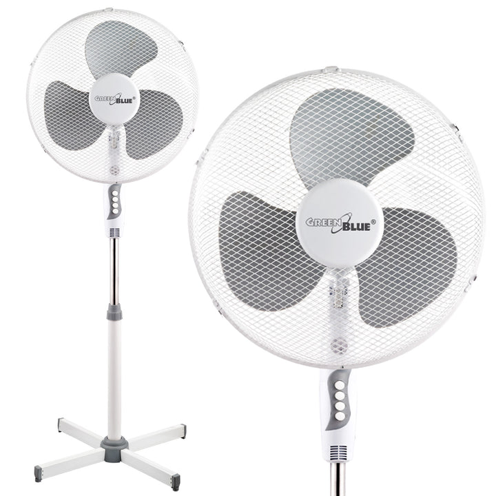 Padlóventilátor GreenBlue,40W, 3 ventilátor teljesítményszinttel, 1,20 m magasság, 1,5 m kábel, GB560