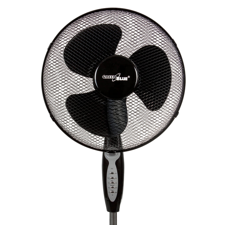 GreenBlue 40W-os padlóventilátor 3 ventilátor teljesítményszinttel 1,25m magas 1,5m kábel távirányítóval és időzítővel 7,5h-ig GB580
