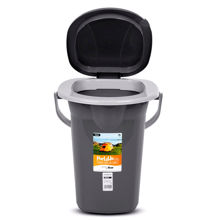 Hordozható toalett utazó vödör wc 19l greenblue gb320 ag