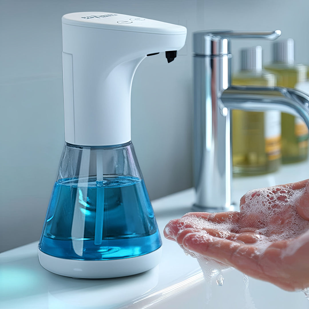 Automatikus adagoló tartály folyékony szappanokhoz, fertőtlenítőszerekhez és gélekhez Promedix PR-530 480ml 4 AA elemhez