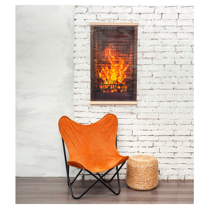 Infravörös fűtőtest - rugalmas fűtőpanel 430W TRIO kivitel 1 kandalló, méretek 100x57cm vezérlővel