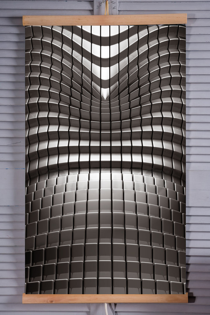 Infravörös fűtőtest - rugalmas fűtőpanel 430W TRIO minta 7 absztrakt, méretek 100x57cm szabályozóval