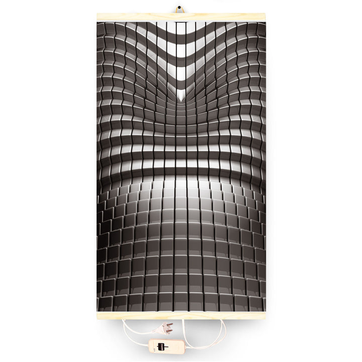 Infravörös fűtőtest - rugalmas fűtőpanel 430W TRIO minta 7 absztrakt, méretek 100x57cm szabályozóval