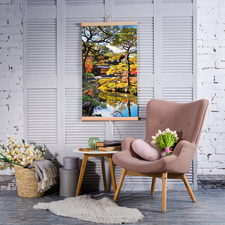 Infravörös fűtőtest - rugalmas fűtőpanel 430W TRIO minta 16 kerti, méretek 100x57cm szabályozóval