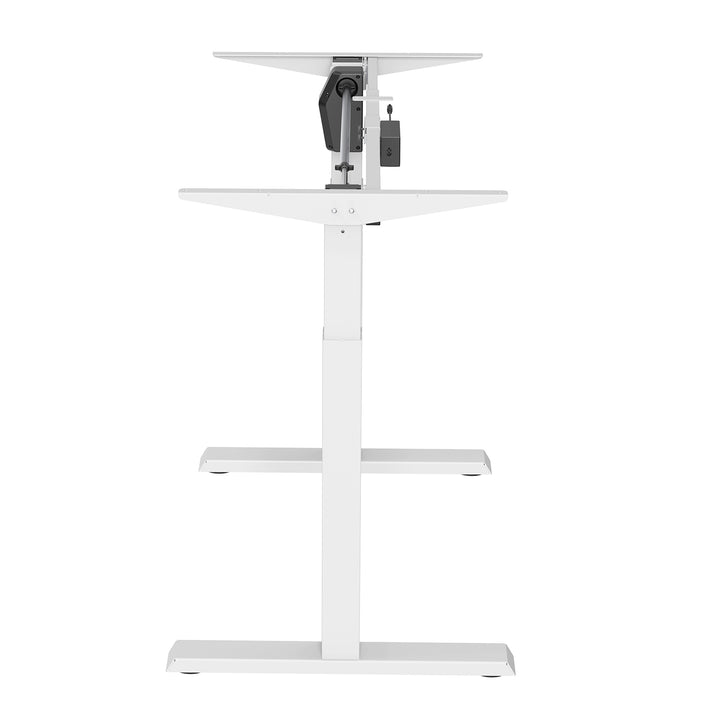 Ergo Office elektromos állítható magasságú íróasztal, max. magasság 123cm, max - 70 kg, asztallap nélkül, fehér, ER-403W